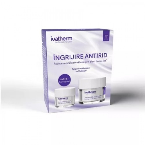 Ivatherm pachet antirid (crema antirid 50ml+crema anticearcan 15ml cu reducere 75%) Zephyr Labs [1]