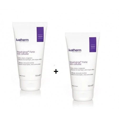 Ivatherm Resveratrox Forte crema anticelulitica pachet 150ml+150ml Zephyr Labs [1]
