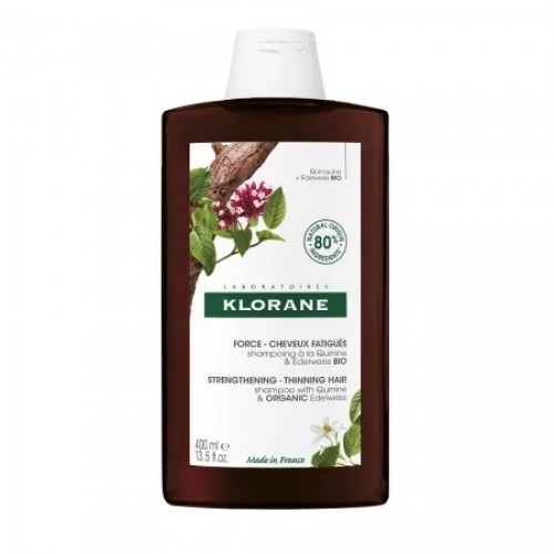 Klorane sampon chinina+floare de colt bio, 400ml Zephyr Labs