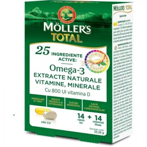 Mollers Total, 14 capsule moi+14 comprimate Zephyr Labs [1]