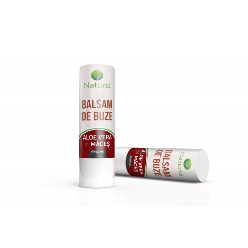 Naturia balsam buze aloe vera si maces x 5.5ml Zephyr Labs [1]