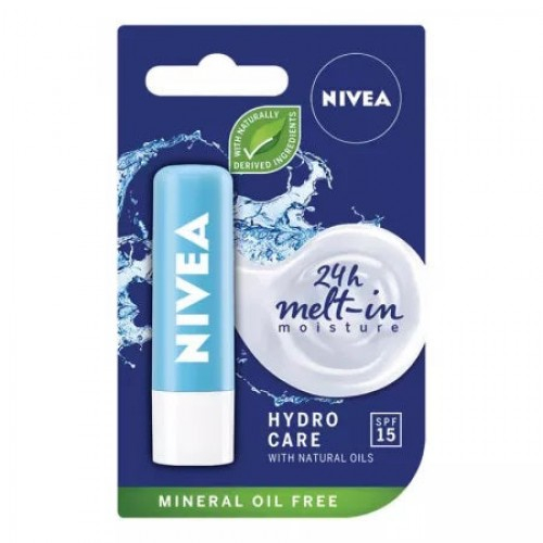 Nivea balsam de buze Hydro Care, 4.8g Zephyr Labs [1]