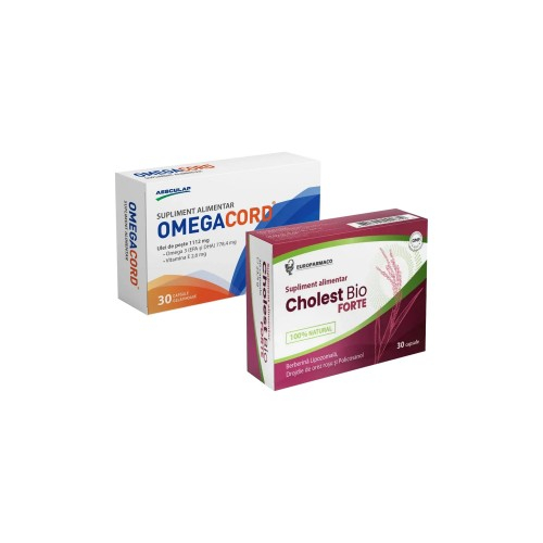 Pachet Omegacordx1cut.+Cholest Bio forte x1cut. Zephyr Labs