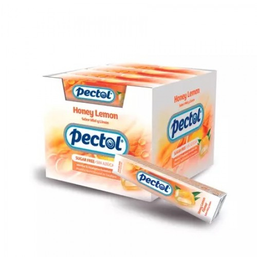 Pectol drops cu aroma de miere si lamaie, ulei esential eucalipt, mentol fara zahar, 31g Zephyr Labs [1]
