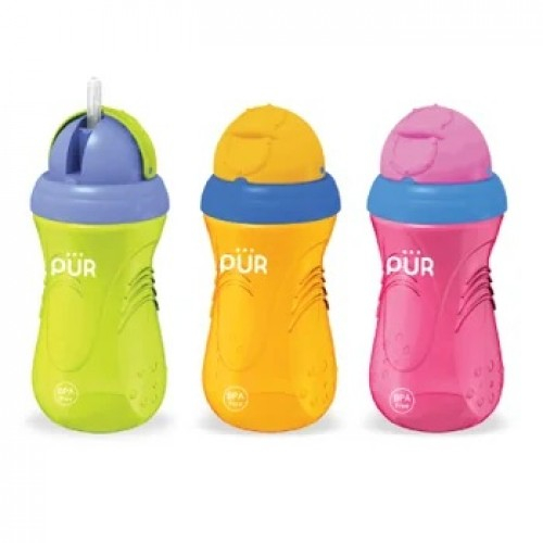 Pur pahar sport cu pai +6 luni, 350ml (5507) Zephyr Labs [1]