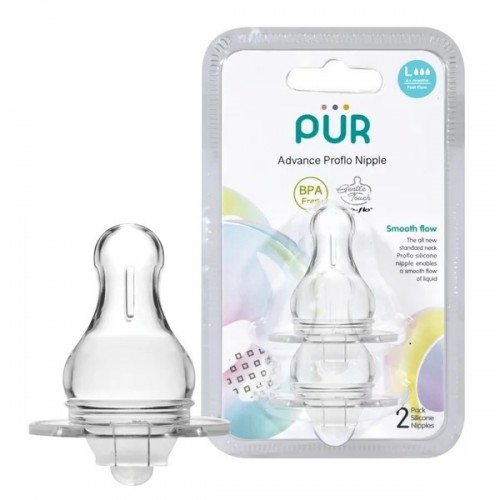 Pur set tetine silicon advanced marime L +6 luni, 2 bucati (1813) Zephyr Labs [1]