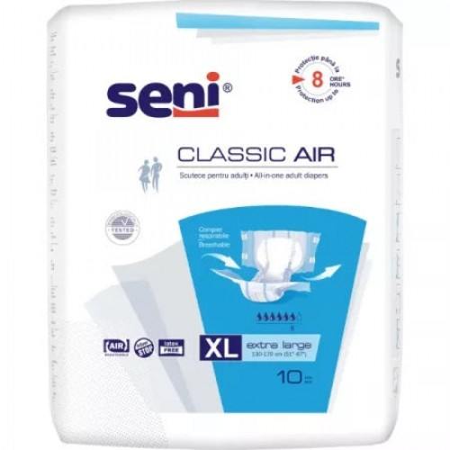 Seni Classic Air scutece adulti Extra Large, 10 buc. Zephyr Labs [1]