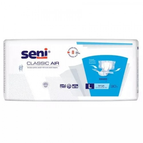 Seni Classic Air scutece adulti Large, 30 buc. Zephyr Labs [1]