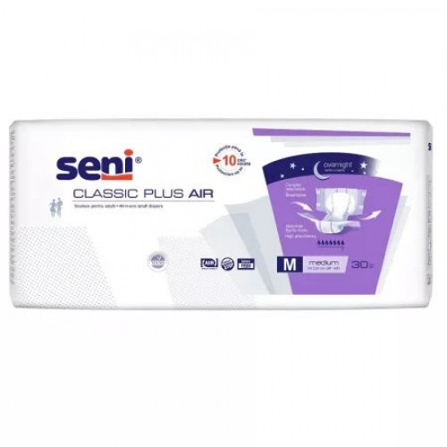 Seni Classic Plus scutece adulti Medium, 30 buc. Zephyr Labs [1]