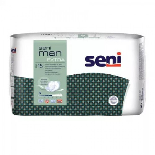 Seni Man Extra absorbante urologice pentru barbati, 15 buc. Zephyr Labs