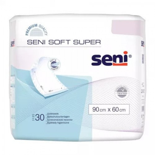 Seni Soft Super aleze de protectie, 90cm x 60cm, 30 buc. Zephyr Labs