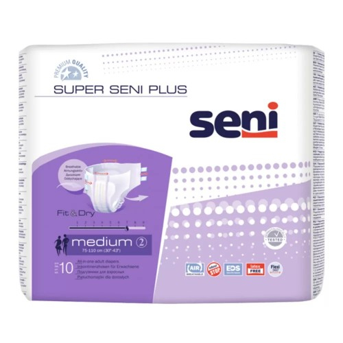 Super Seni Plus Medium, 10 bucati Zephyr Labs
