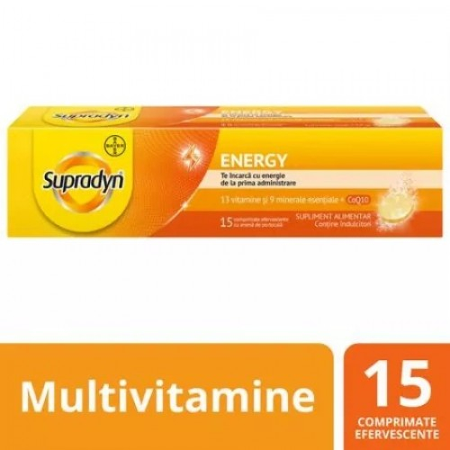Supradyn energy coenzima Q10, 15 comprimate efervescente Zephyr Labs