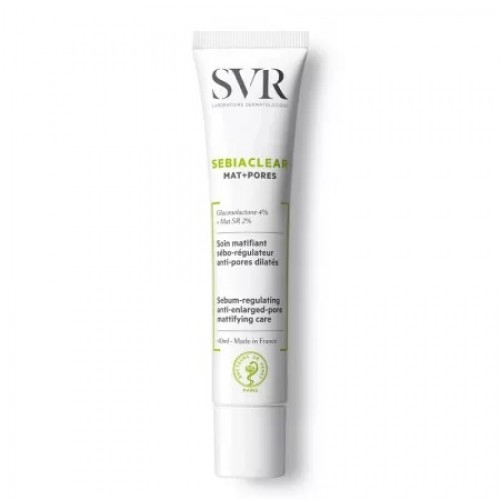 SVR Sebiaclear Mat+Pores crema hidratanta matifianta, 40ml Zephyr Labs