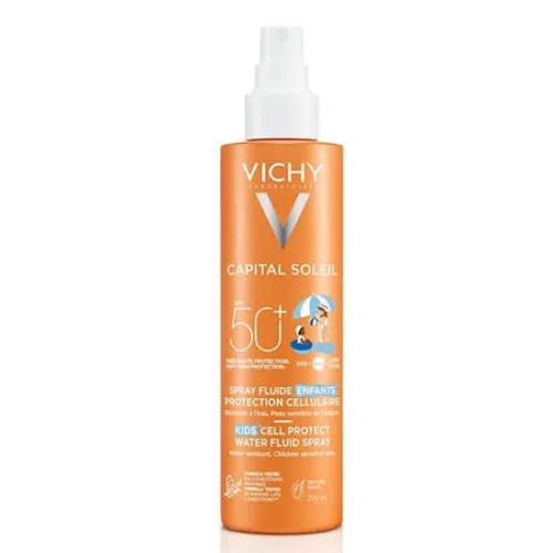 Vichy Capital Soleil Cell Protect spray fluid pentru copii SPF50+ 200ml Zephyr Labs [1]