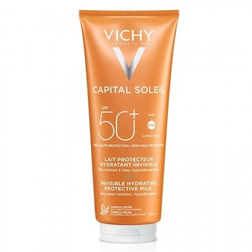 Vichy Capital Soleil lapte hidratant pentru fata si corp SPF50+, 300ml 22694 Zephyr Labs