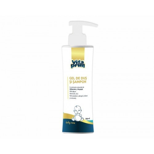 Vitaprim Baby Care Gel de dus si sampon 500ml Zephyr Labs