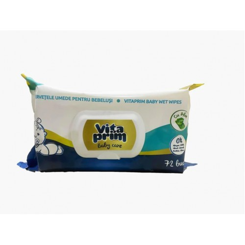 Vitaprim baby care servetele umede x 72 buc Zephyr Labs [1]