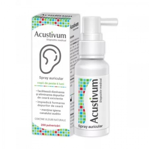 Zdrovit Acustivum spray auricular, 20ml Zephyr Labs [1]