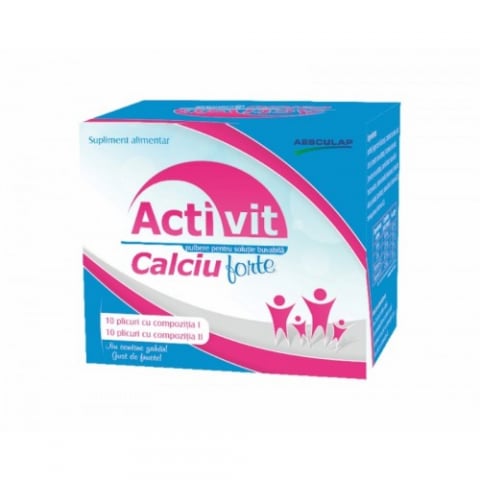 Suplimente alimentare - Activit Calciu FORTE plicuri Zephyr Labs