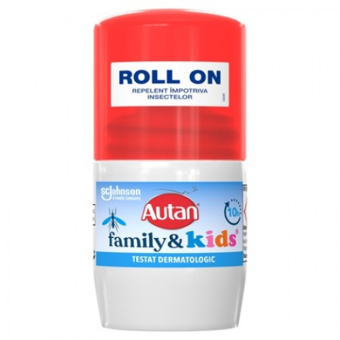 Mama si copil - Autan Family & kids roll-on lotiune x 50ml Zephyr Labs