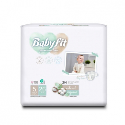 Mama si copil - BabyFit scutec Eco 5/ Junior x 26 buc Zephyr Labs