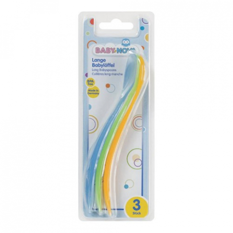 Mama si copil - Baby Nova Lingurite Coada Lunga pentru Sugari 34608, 3 buc Zephyr Labs