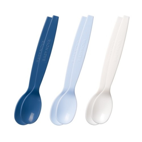 Mama si copil - Baby Nova set 6 lingurite plastic 34603 Zephyr Labs