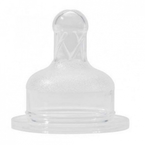 Mama si copil - Baby Nova Tetina Larga Natural Silicon Rotunda Ceai 14211, 2 buc Zephyr Labs