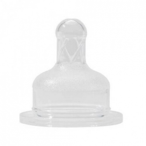 Mama si copil - Baby Nova tetina larga natural&soft din silicon pentru hrana 0-24L(14231) Zephyr Labs