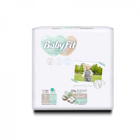 Mama si copil - BabyFit scutece eco 7 XXL x 20 buc Zephyr Labs