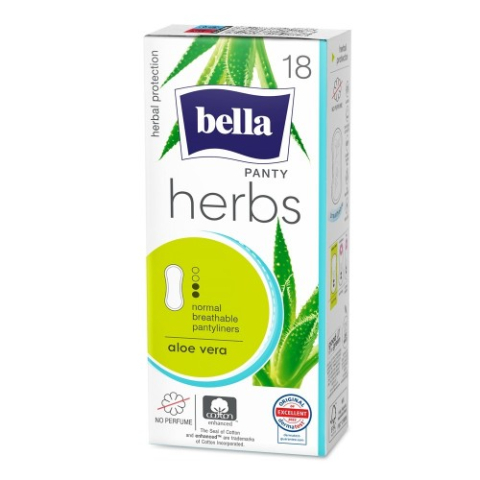 Produse pentru ingrijire si frumusete - Bella absorbante panty herbs aloe vera x 18 buc. Zephyr Labs