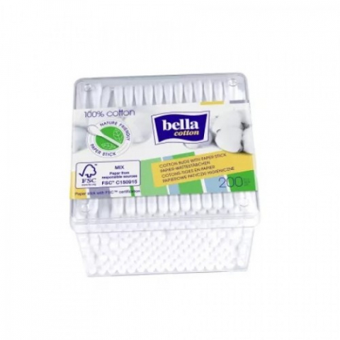 Ingrijire corp - Bella betisoare ORL hartie cut.patrata x 200 buc. Zephyr Labs