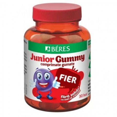 Suplimente alimentare - Beres Fier Junior Gummy, 30 comprimate gumate Zephyr Labs