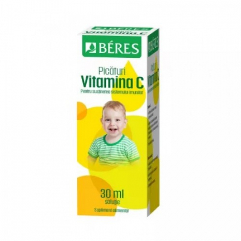 Suplimente alimentare - Beres picaturi vitamina C, 30ml Zephyr Labs