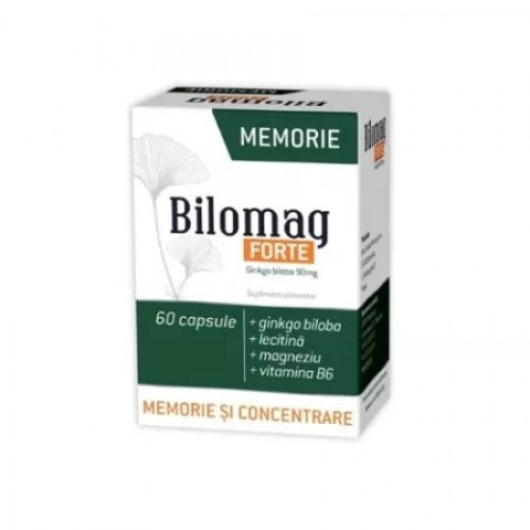 Suplimente alimentare - Bilomag Forte Memorie 90mg, 60 capsule Zephyr Labs