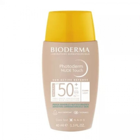 Produse pentru ingrijire si frumusete - Bioderma Photoderm Nude Touch Mineral SPF50+ claire, 40 ml Zephyr Labs