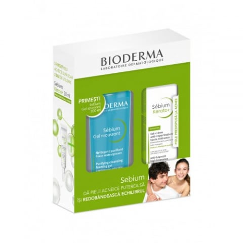 Produse pentru ingrijire si frumusete - Bioderma Sebium Kerato+ 30ml + gel spumant 200ml (CADOU) Zephyr Labs