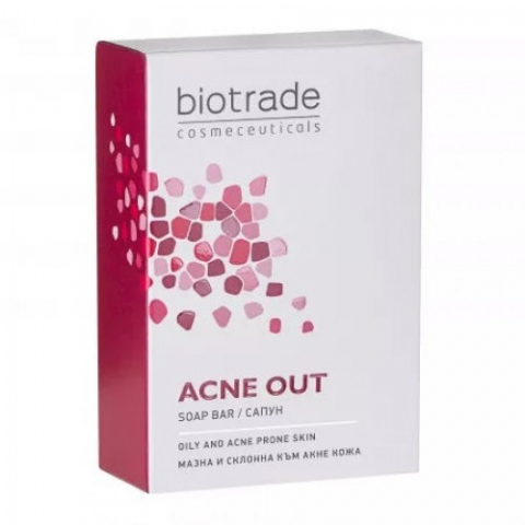 Produse pentru ingrijire si frumusete - Biotrade Acne Out sapun pentru tenul gras cu tendinta acneica, 100g Zephyr Labs