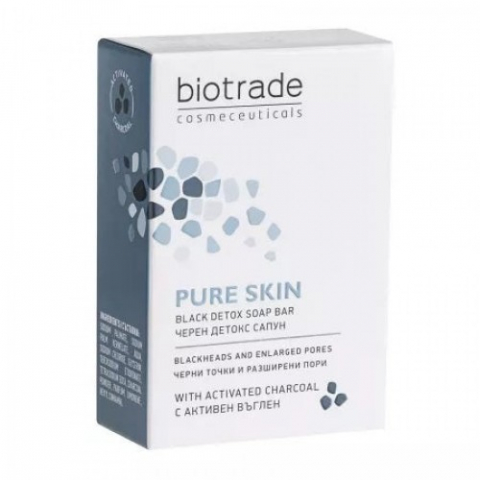 Produse pentru ingrijire si frumusete - Biotrade Pure Skin sapun detoxifiant, 100g Zephyr Labs