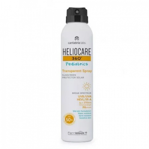 Produse pentru ingrijire si frumusete - Cantabria Heliocare 360 Pediatrics spray transparent SPF50+, 200ml Zephyr Labs