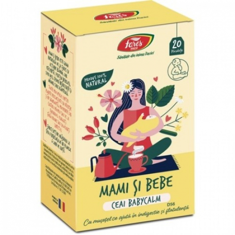 Mama si copil - Ceai babycalm D56 Fares, 20 plicuri Zephyr Labs