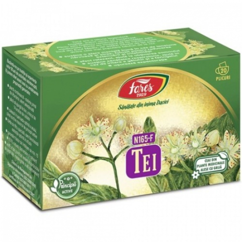 Alimentatie sanatoasa - Ceai de tei, 20 plicuri (N165) Zephyr Labs