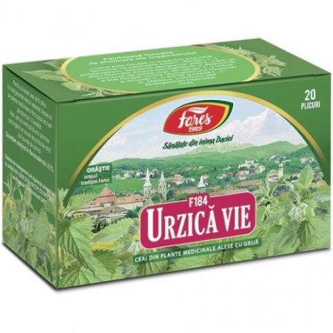 Alimentatie sanatoasa - Ceai de urzica vie, 20 plicuri (F184) Zephyr Labs