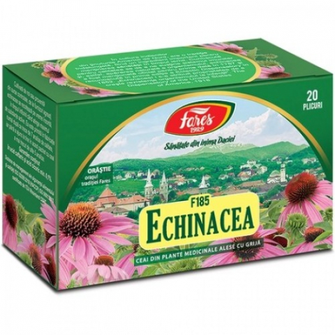 Imunitate - Ceai Echinacea Fares, 20 plicuri (F185) Zephyr Labs