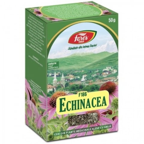 Alimentatie sanatoasa - Ceai Echinacea Fares, 50g (F186) Zephyr Labs