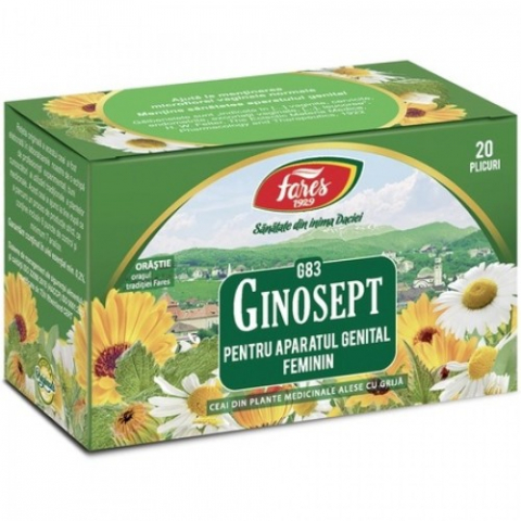 Produse pentru ingrijire si frumusete - Ceai Ginosept Fares, 20 plicuri (G83) Zephyr Labs