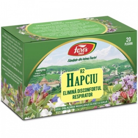 Suplimente alimentare - Ceai Hapciu elimina discomfortul respirator, 20 plicuri Zephyr Labs