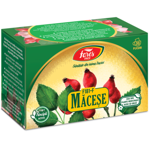 Alimentatie sanatoasa - Ceai macese x 20 plicuri Fares Zephyr Labs