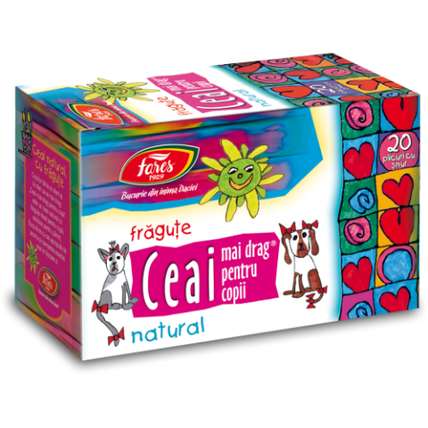 Alimentatie sanatoasa - Ceai mai drag pentru copii x 20 plicuri Fares Zephyr Labs